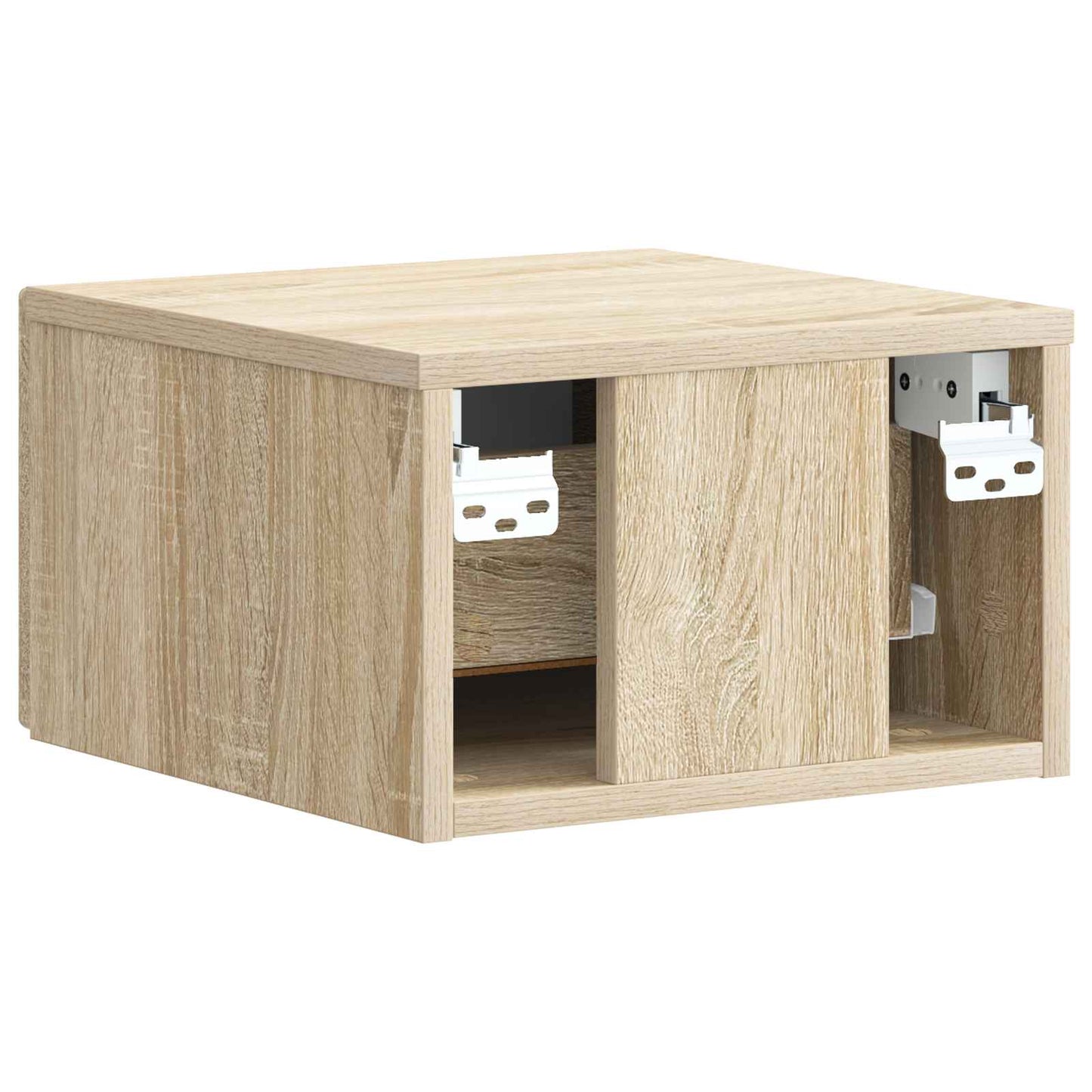 Vegghengt Nattbord Sonoma eik 33 x 34,5 x 20 cm Konstruert tre