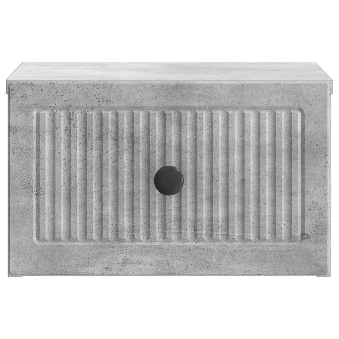 Vegghengt Nattbord Betonggrå 33 x 34,5 x 20 cm Konstruert tre