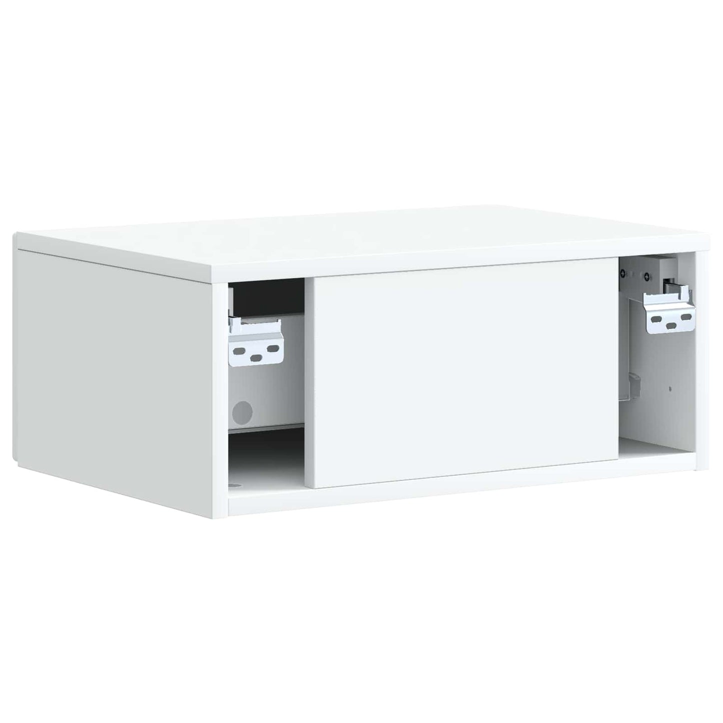 Nattbordskap 2 pcs Hvit 49 x 34,5 x 20 cm Konstruert tre