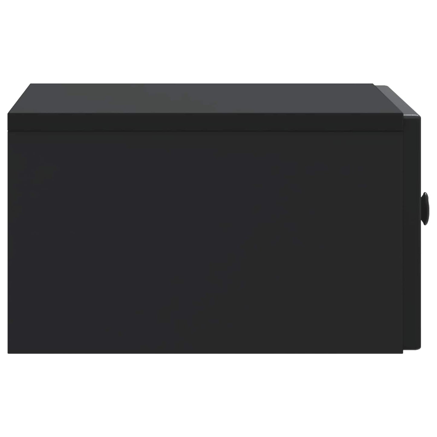 Nattbordskap 2 pcs Svart 49 x 34,5 x 20 cm Konstruert tre