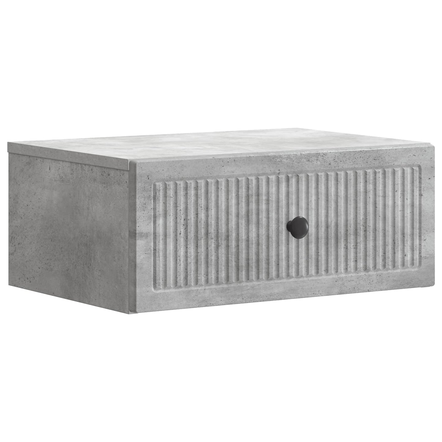 Nattbordskap Betonggrå 49 x 34,5 x 20 cm Konstruert tre