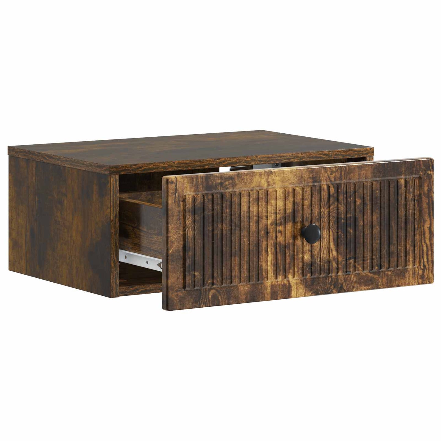 Nattbordskap Røkt Eik 49 x 34,5 x 20 cm Konstruert tre