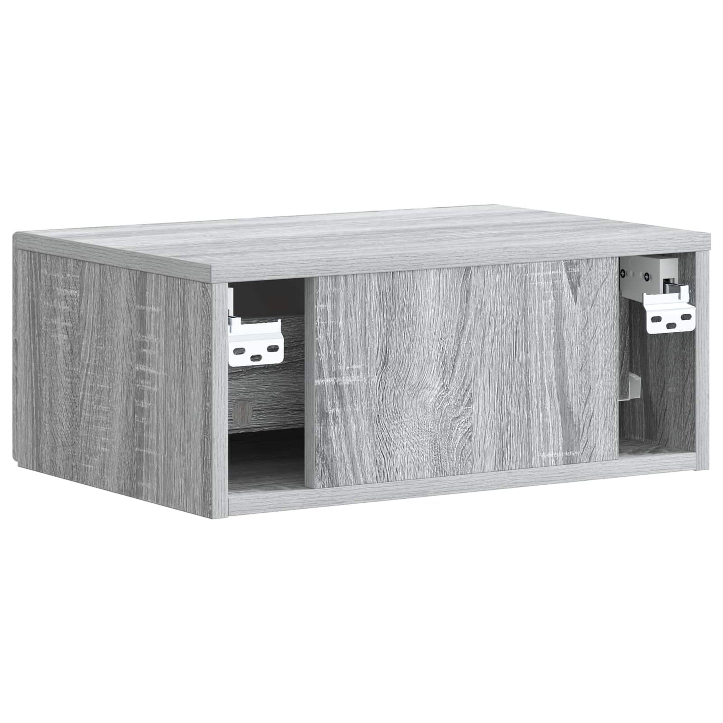 Nattbordskap 2 pcs Grå sonoma 49 x 34,5 x 20 cm Konstruert tre