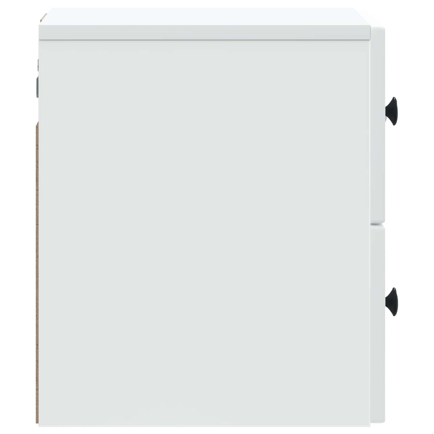 Vegghengt Nattbord Hvit 33 x 34,5 x 40 cm Konstruert tre