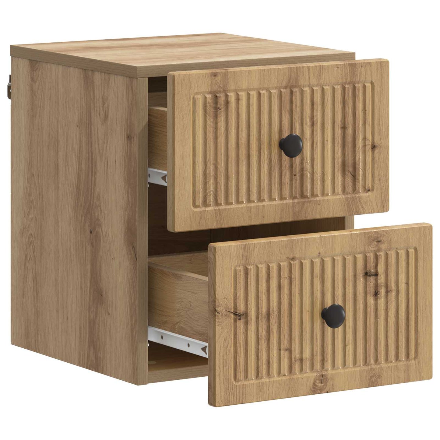 Vegghengt Nattbord Artisan eik 33 x 34,5 x 40 cm Konstruert tre