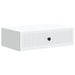 Vegghengt Sidebord Hvit 59 x 34,5 x 17 cm Konstruert tre