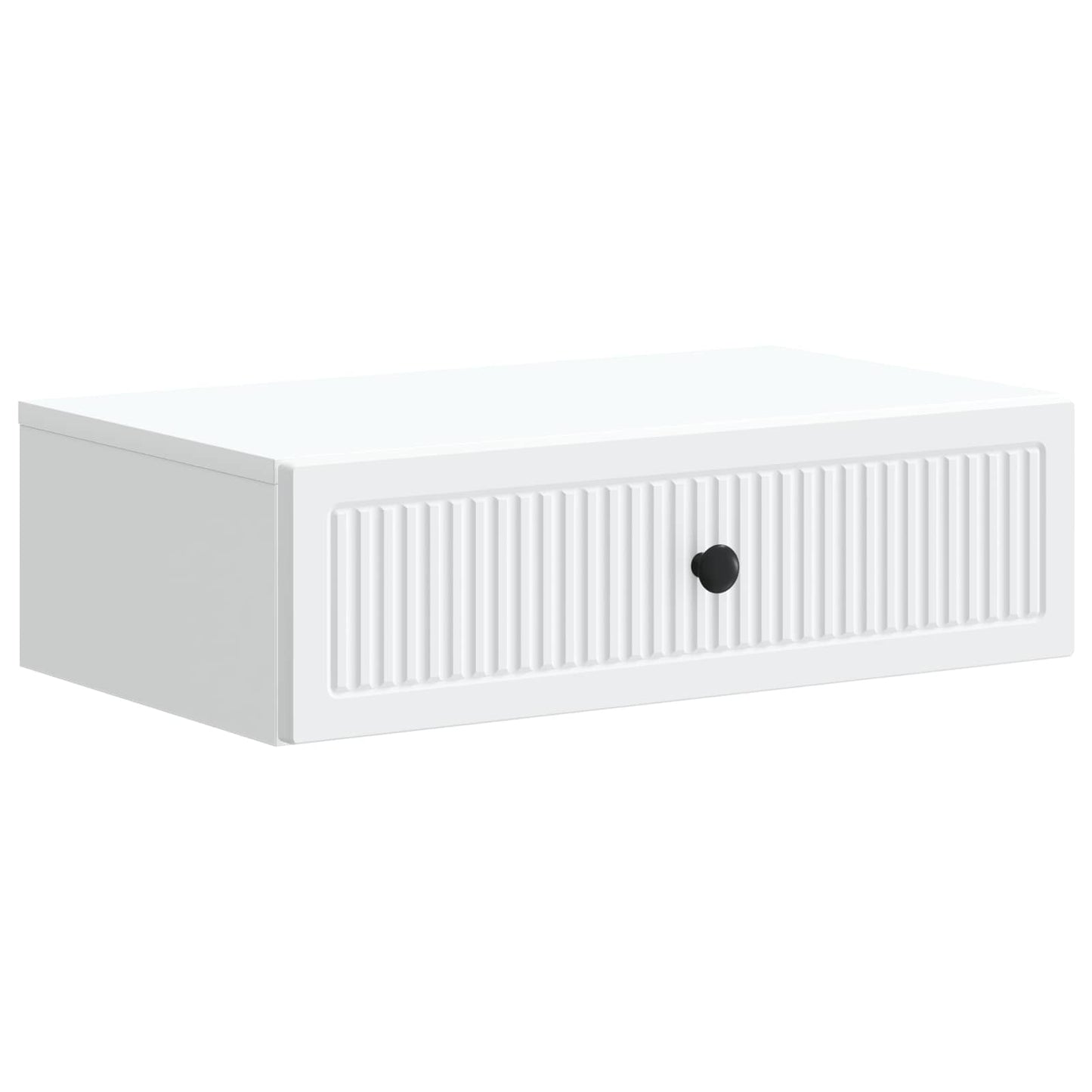 Vegghengt Sidebord Hvit 59 x 34,5 x 17 cm Konstruert tre