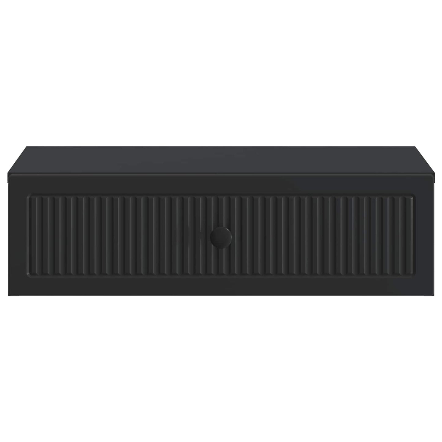 Vegghengt Sidebord Svart 59 x 34,5 x 17 cm Konstruert tre