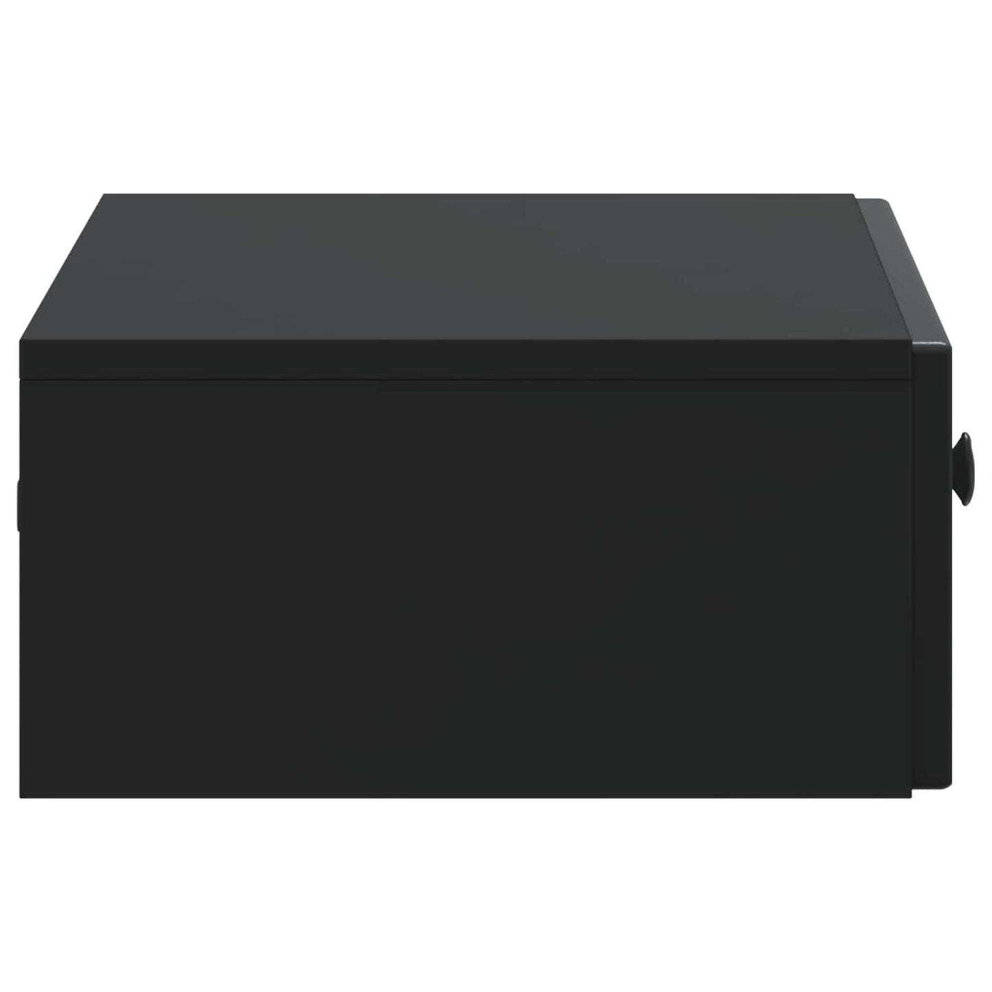 Vegghengt Sidebord Svart 59 x 34,5 x 17 cm Konstruert tre