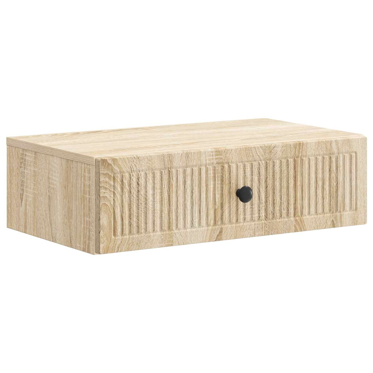 Vegghengt Sidebord Sonoma eik 59 x 34,5 x 17 cm Konstruert tre