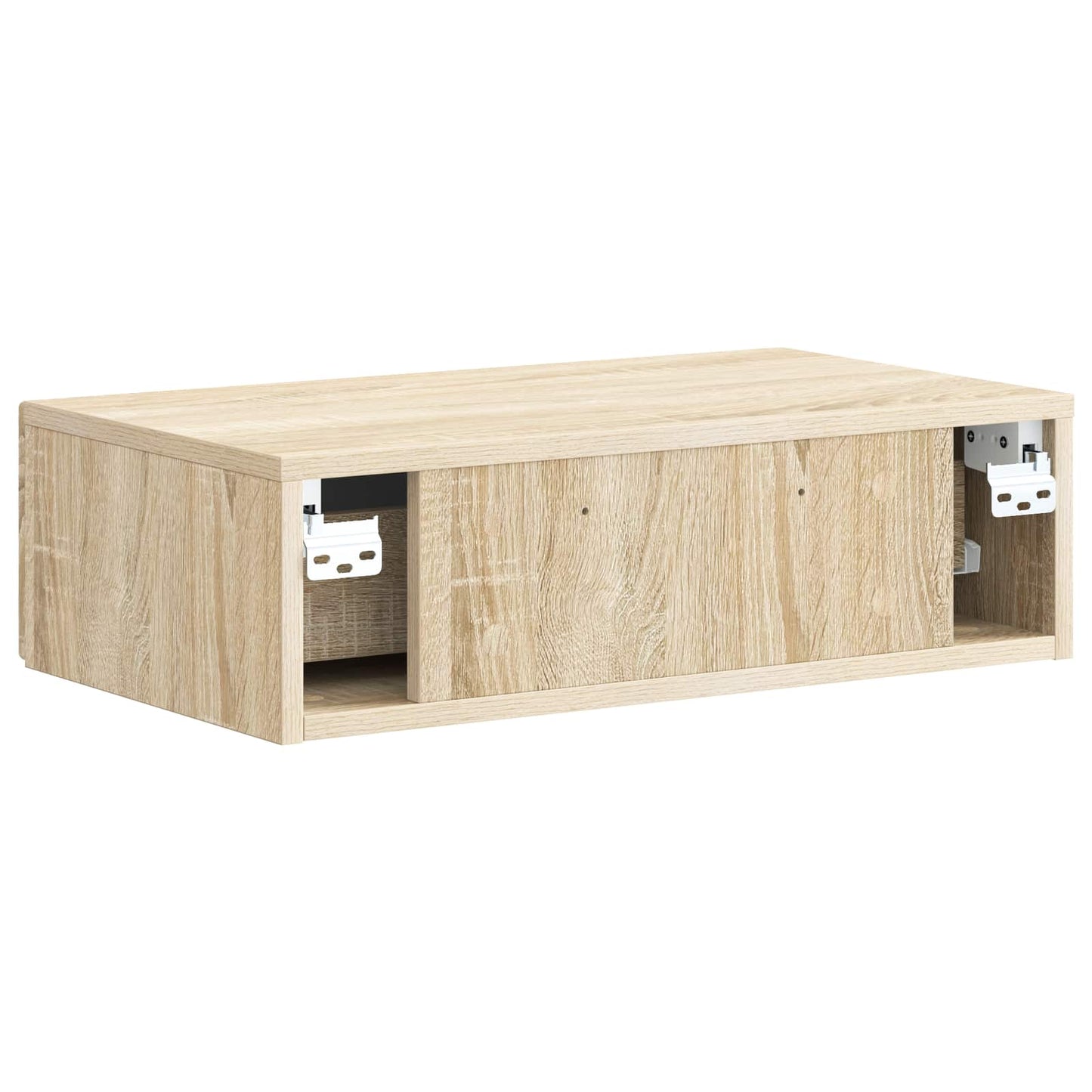 Vegghengt Sidebord Sonoma eik 59 x 34,5 x 17 cm Konstruert tre