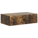 Vegghengt Sidebord Røkt Eik 59 x 34,5 x 17 cm Konstruert tre