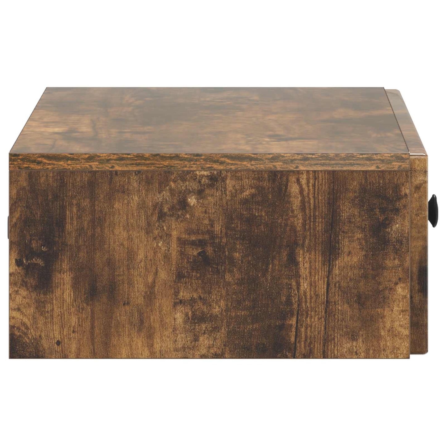 Vegghengt Sidebord Røkt Eik 59 x 34,5 x 17 cm Konstruert tre