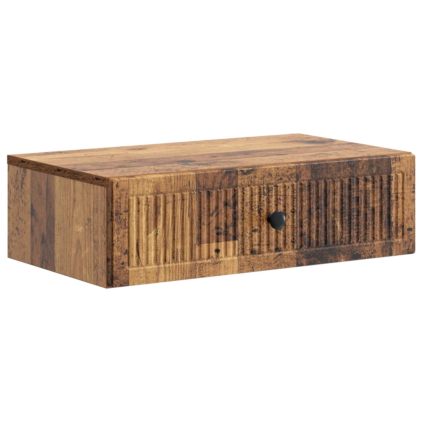 Vegghengt Sidebord Gammelt tre 59 x 34,5 x 17 cm Konstruert tre