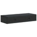 Vegghengt Sidebord Svart 87,5 x 34,5 x 17 cm Konstruert tre