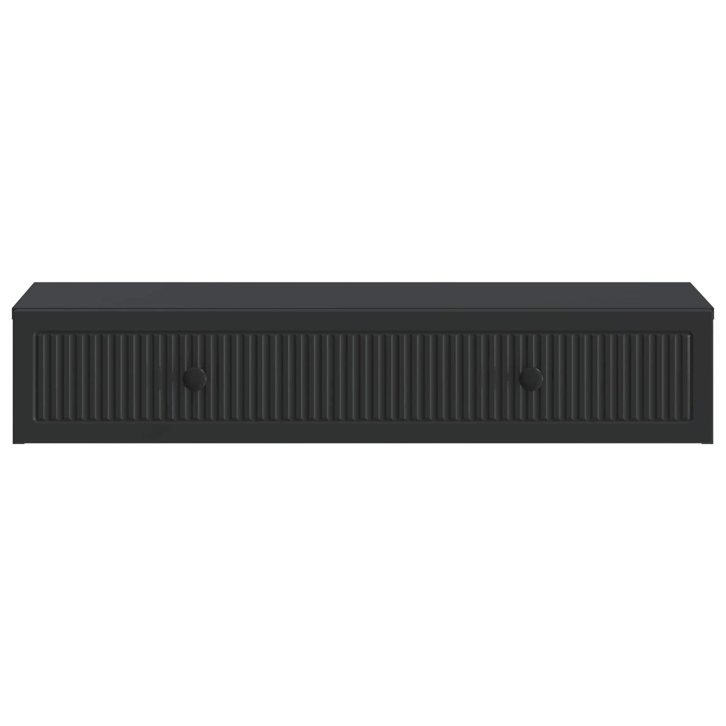 Vegghengt Sidebord Svart 87,5 x 34,5 x 17 cm Konstruert tre