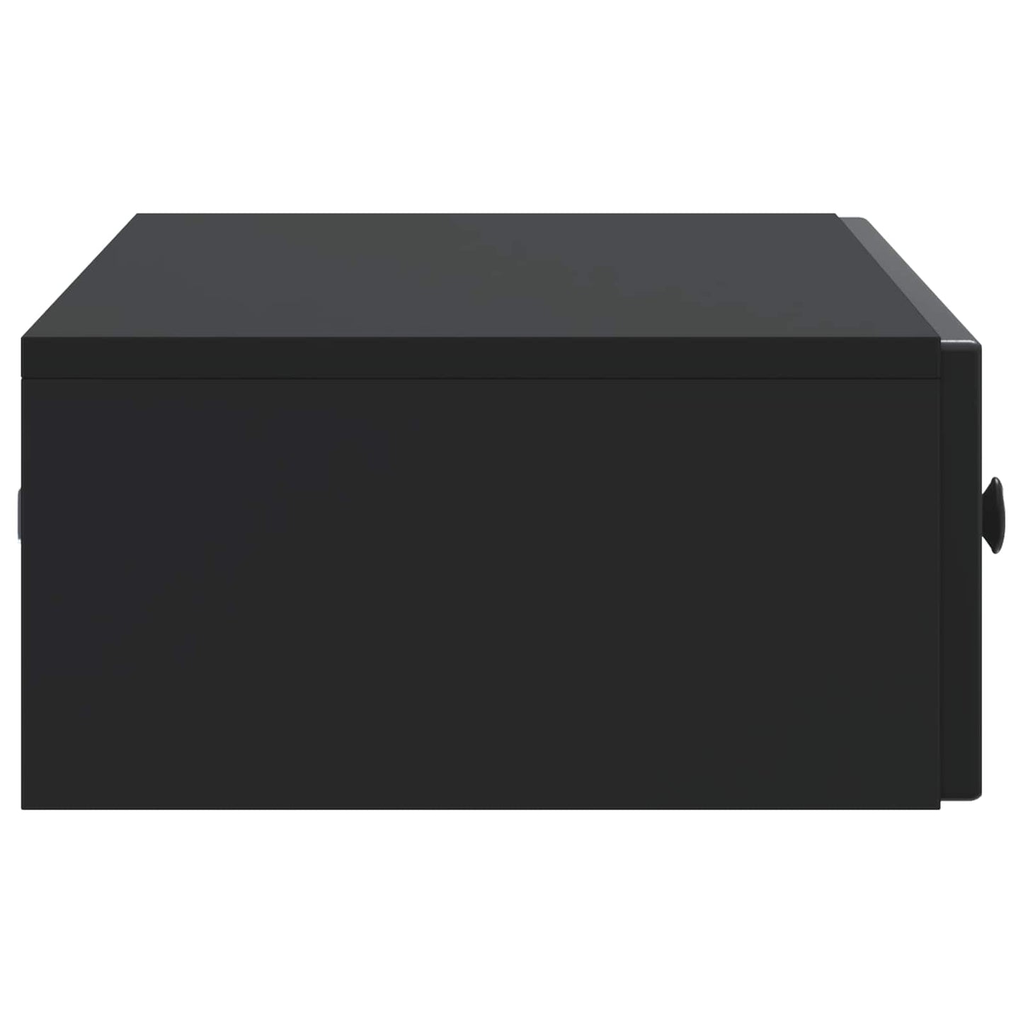 Vegghengt Sidebord Svart 87,5 x 34,5 x 17 cm Konstruert tre
