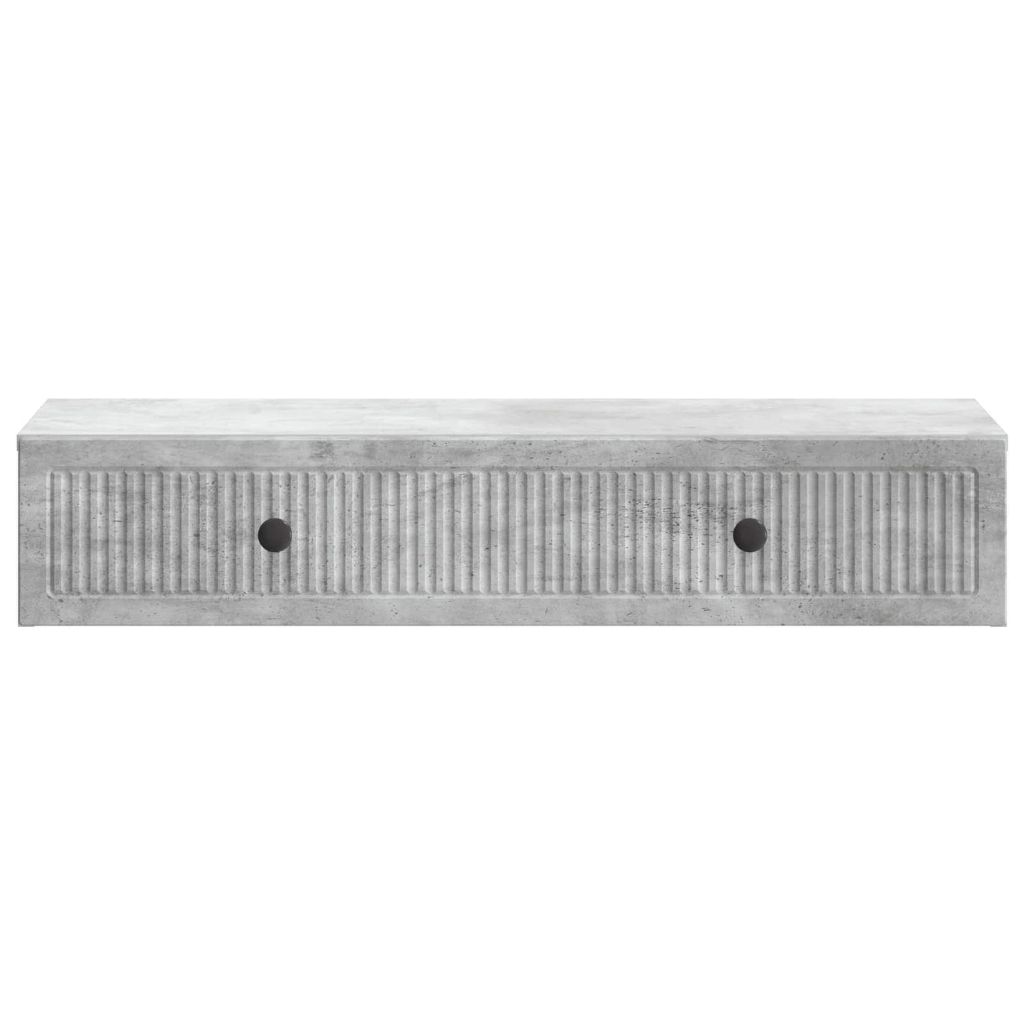 Vegghengt Sidebord Betonggrå 87,5 x 34,5 x 17 cm Konstruert tre