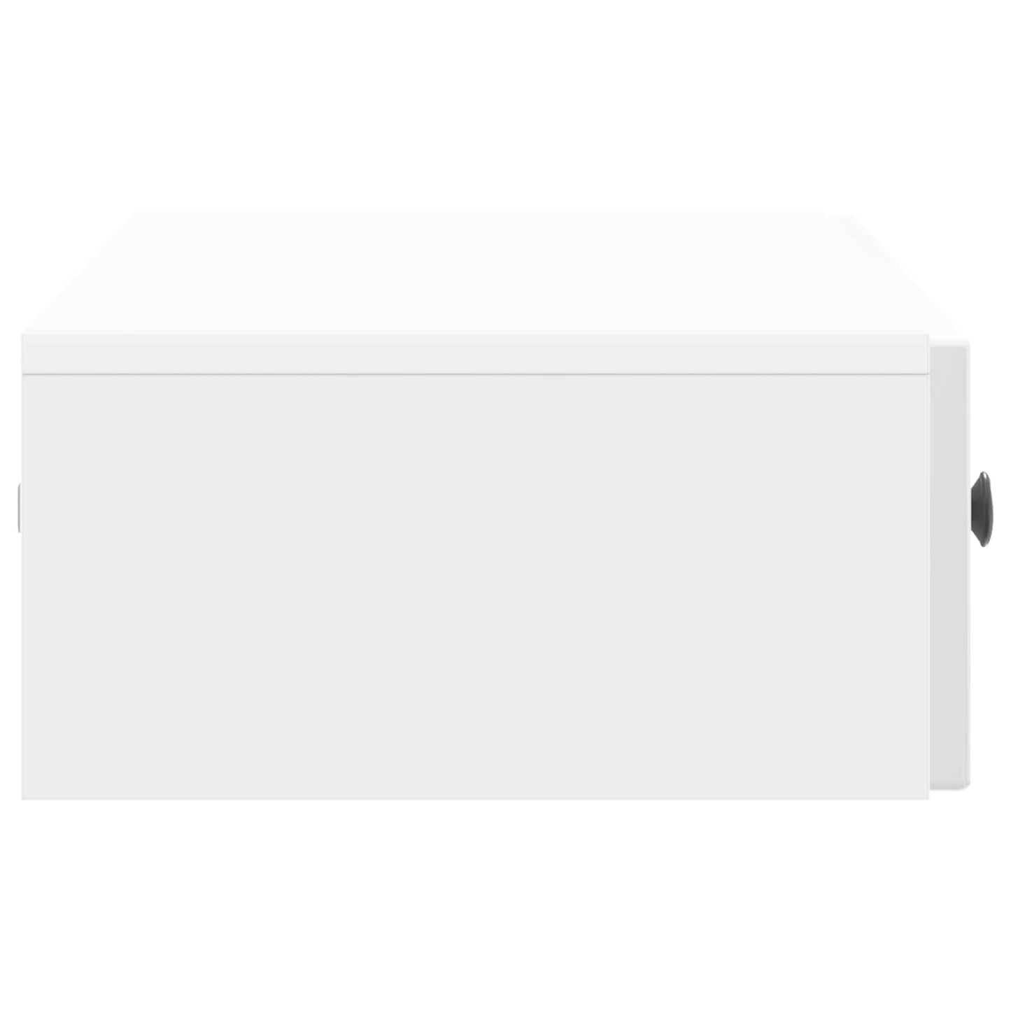 Vegghengt Sidebord Høgglans hvit 87,5 x 34,5 x 17 cm
