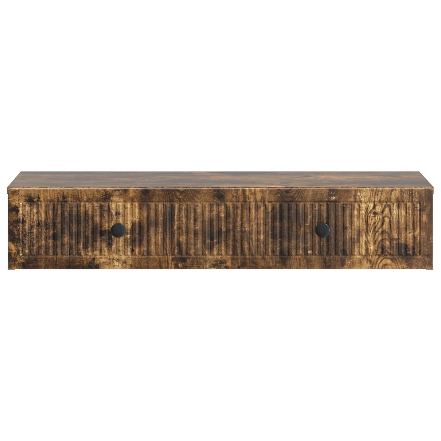 Vegghengt Sidebord Røkt Eik 87,5 x 34,5 x 17 cm Konstruert tre