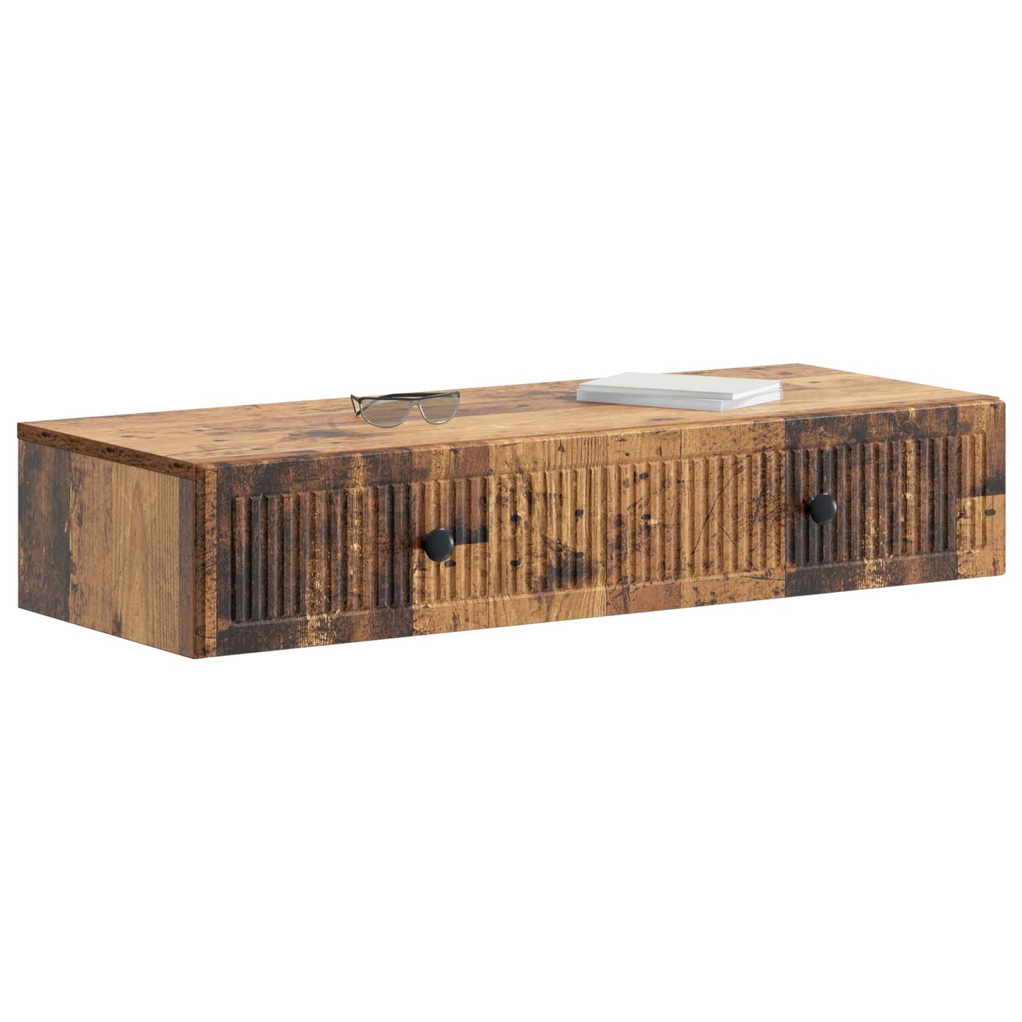 Vegghengt Sidebord Gammelt tre 87,5 x 34,5 x 17 cm