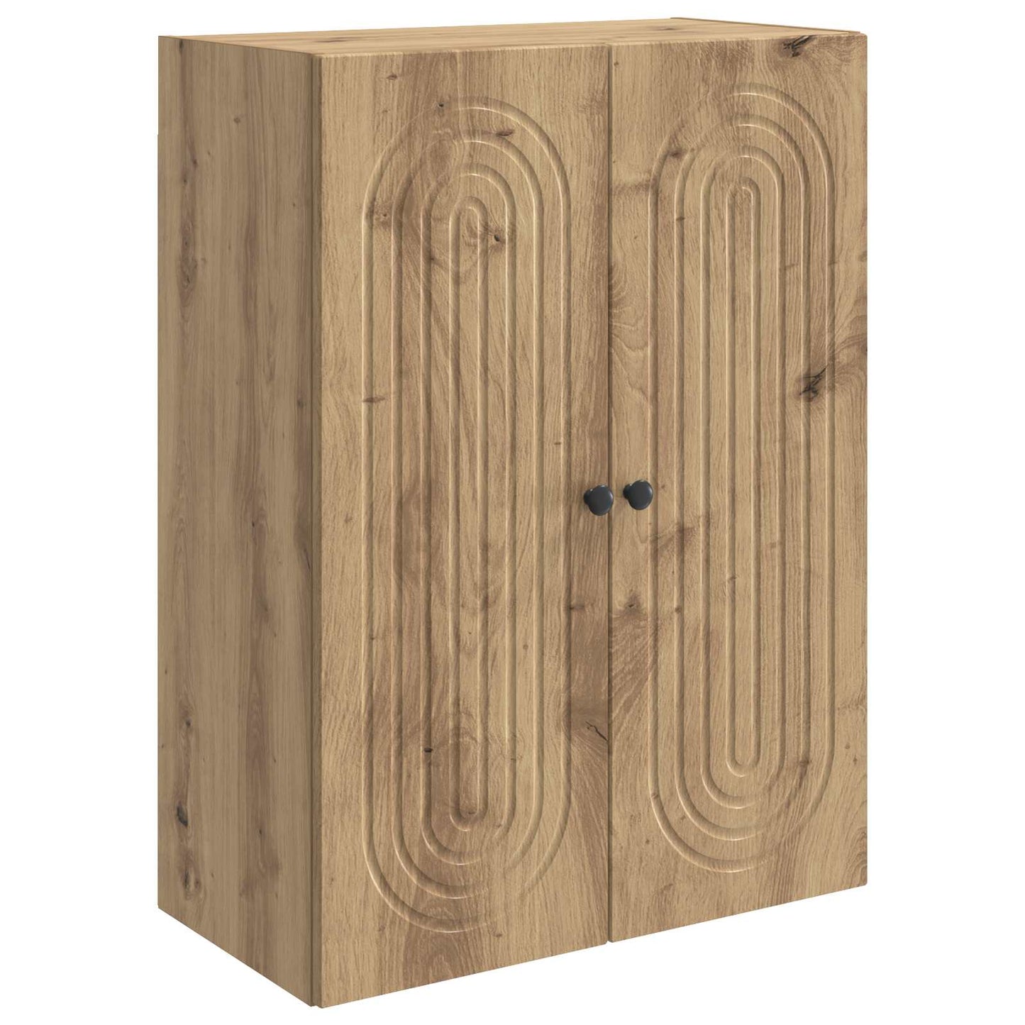 Vegghengt skap 66 x 34,5 x 90 cm Konstruert tre Artisan eik