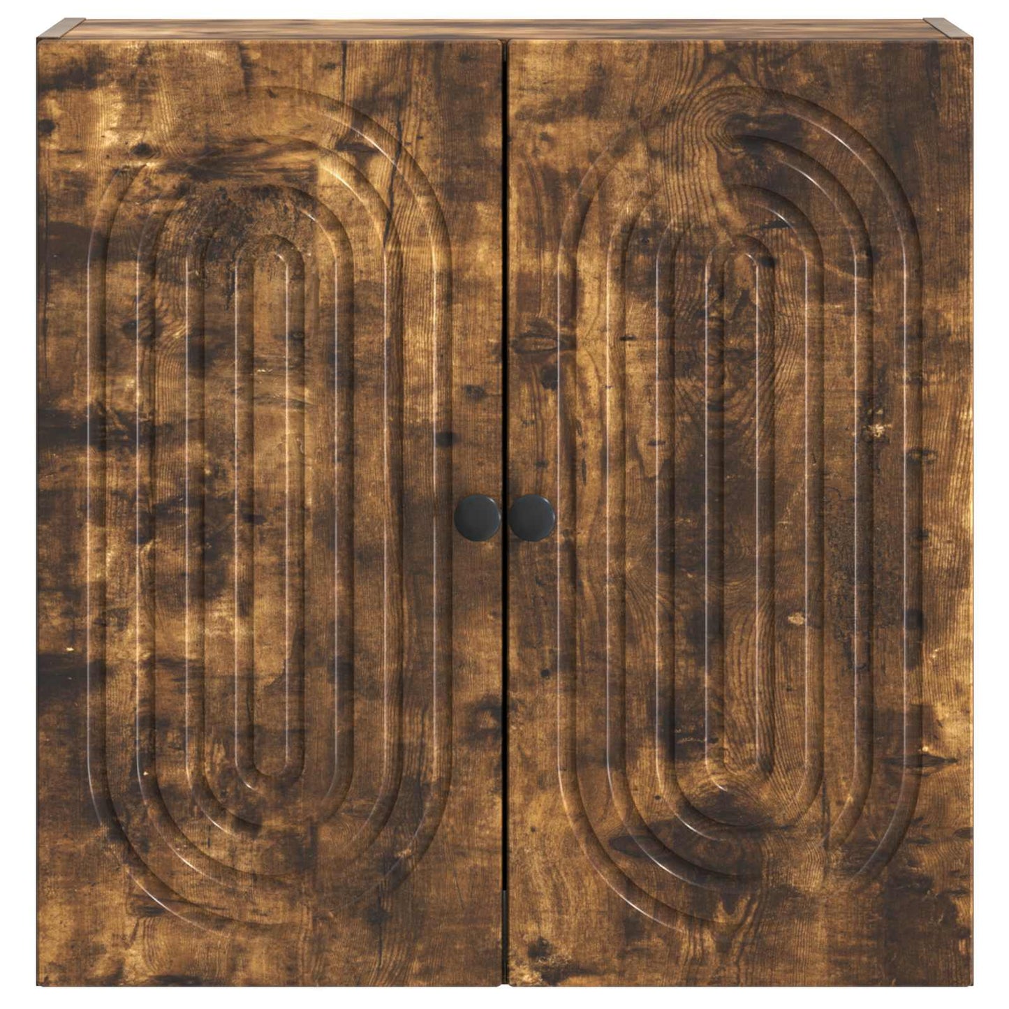 Vegghengt skap Røkt Eik 59 x 31 x 60 cm Konstruert tre