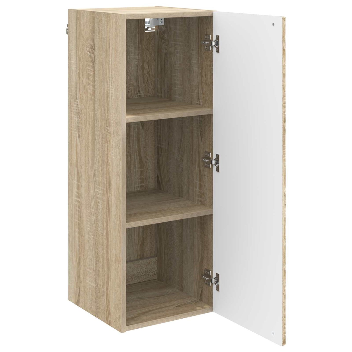 Vegghengt skap Sonoma eik 33 x 34,5 x 90 cm Konstruert tre