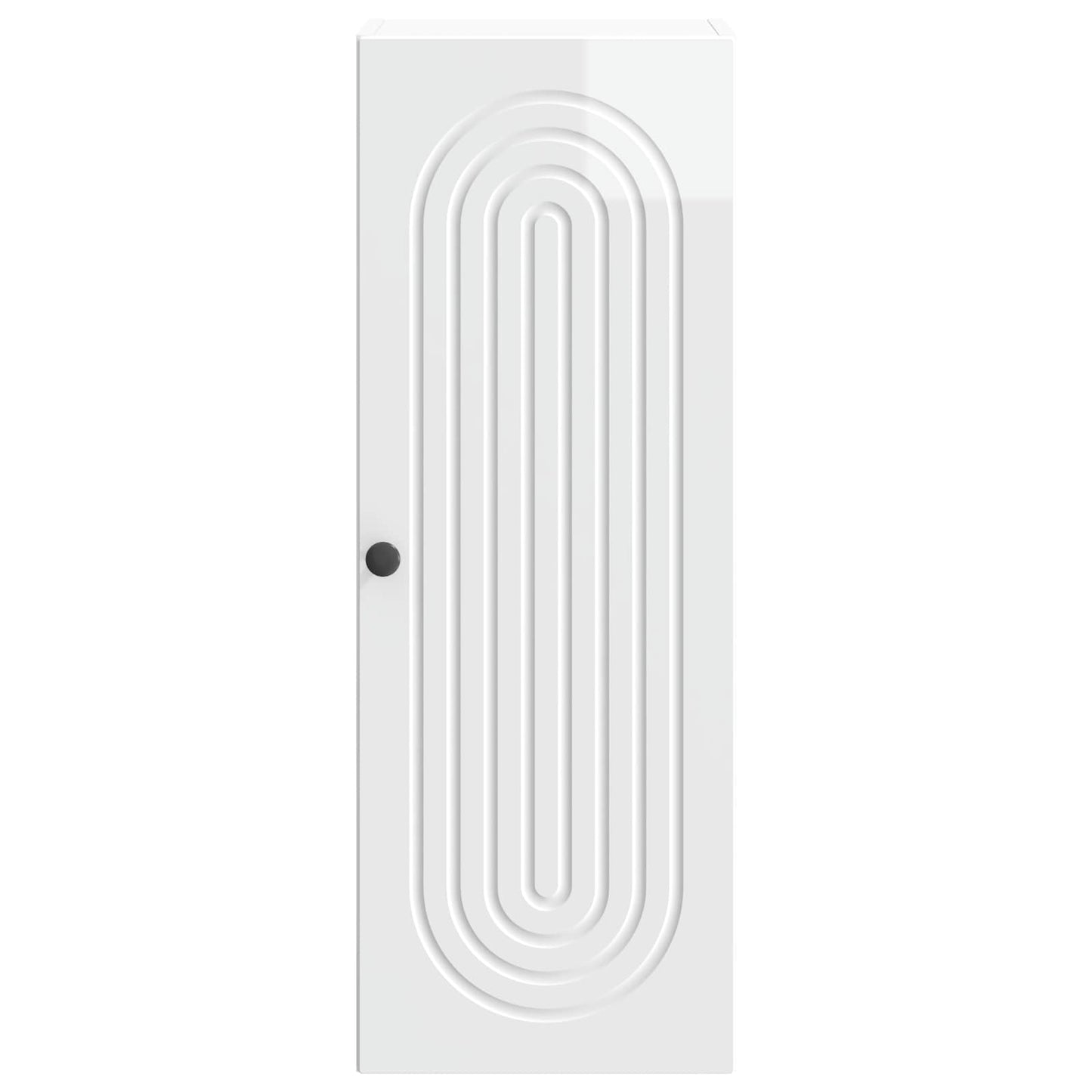 Vegghengt skap Høgglans hvit 33 x 34,5 x 90 cm Konstruert tre