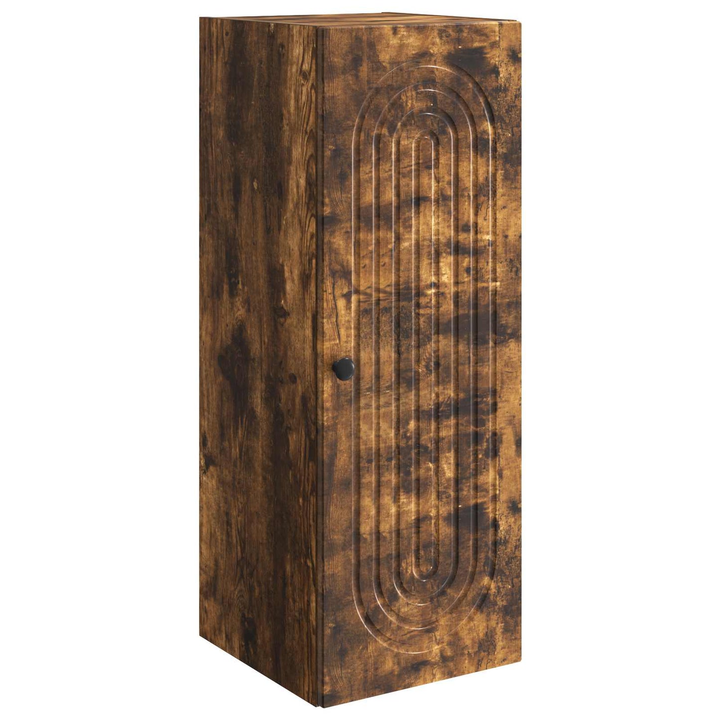 Vegghengt skap Røkt Eik 33 x 34,5 x 90 cm Konstruert tre