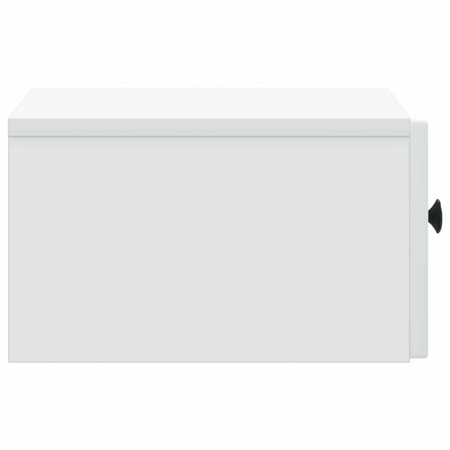 Vegghengt Nattbord 2 pcs Hvit 33 x 34,5 x 20 cm Konstruert tre