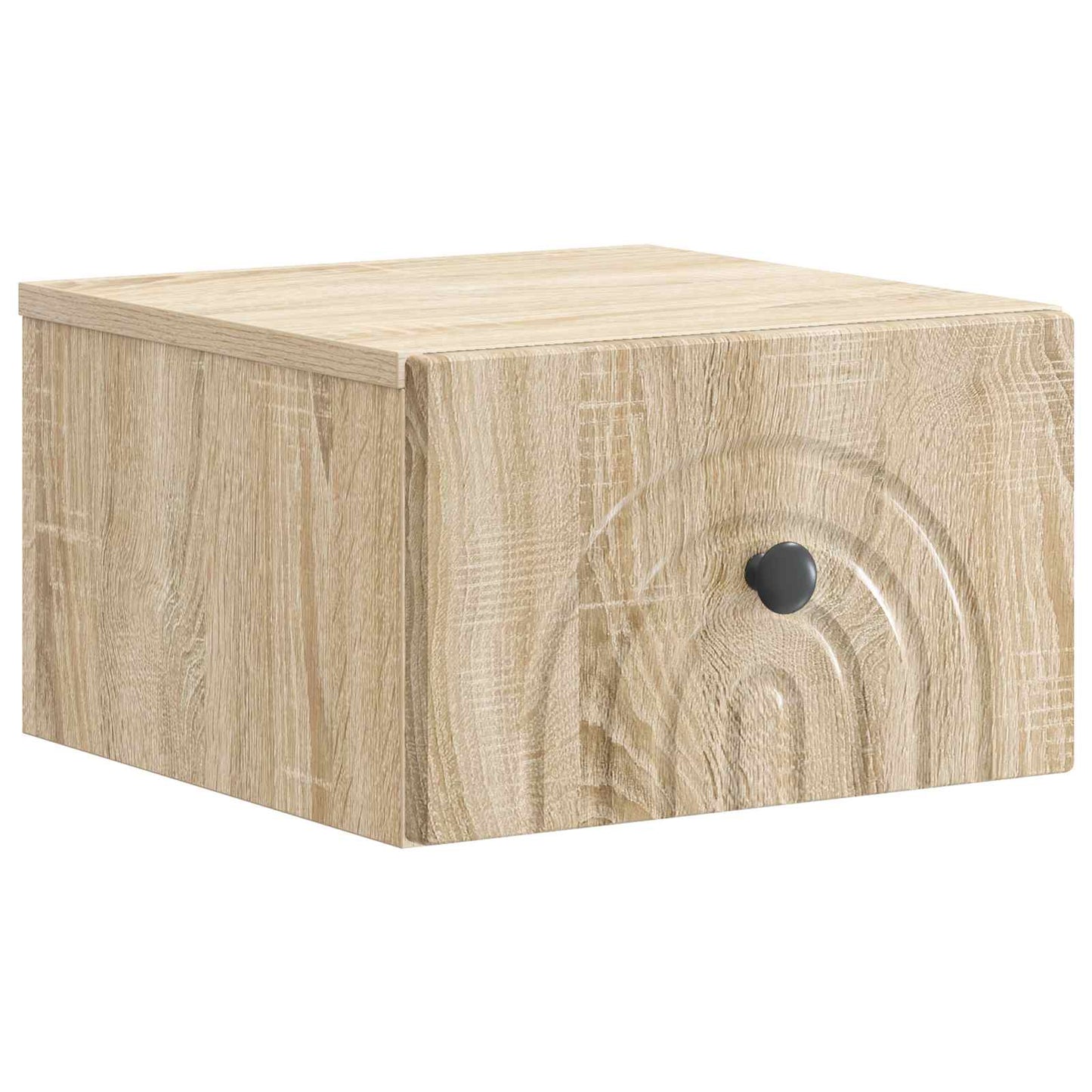 Vegghengt Nattbord Sonoma eik 33 x 34,5 x 20 cm Konstruert tre