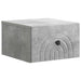 Vegghengt Nattbord Betonggrå 33 x 34,5 x 20 cm Konstruert tre