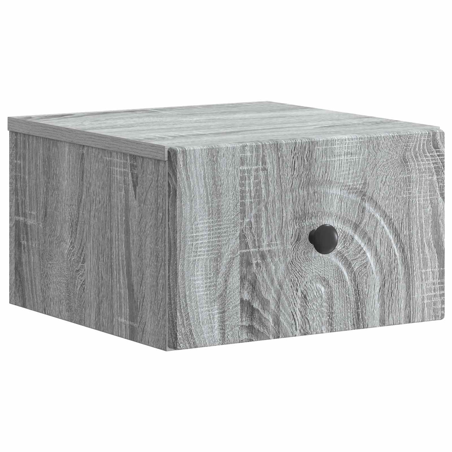 Vegghengt Nattbord Grå sonoma 33 x 34,5 x 20 cm Konstruert tre