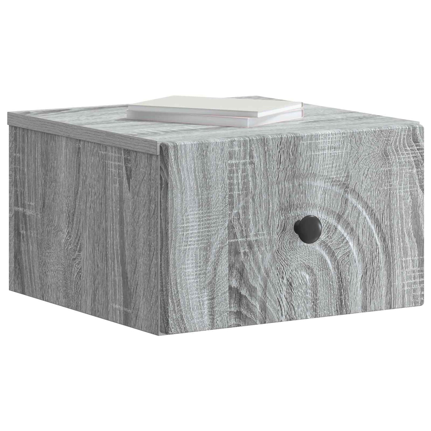 Vegghengt Nattbord Grå sonoma 33 x 34,5 x 20 cm Konstruert tre