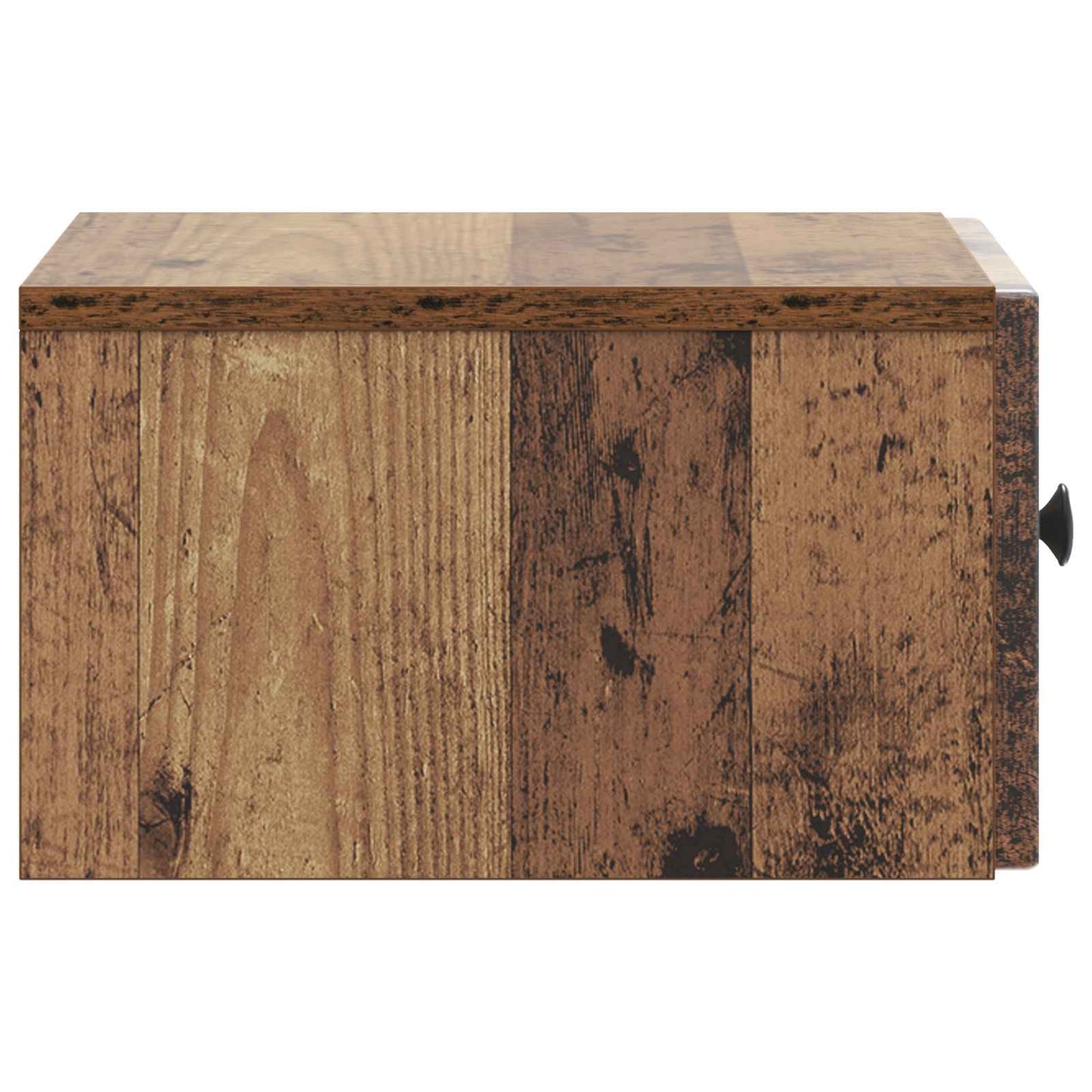 Vegghengt Nattbord 2 pcs Gammelt tre 33 x 34,5 x 20 cm