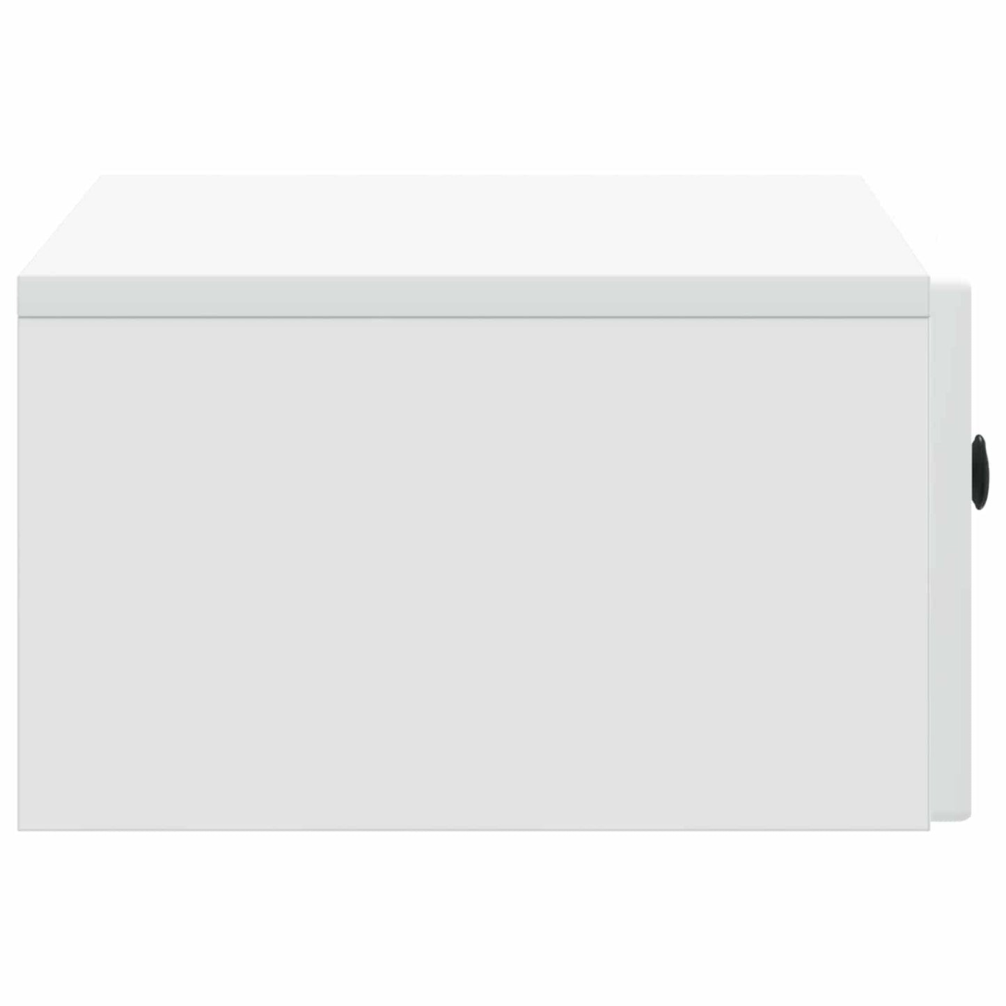 Vegghengt Nattbord 2 pcs Hvit 49 x 34,5 x 20 cm Konstruert tre