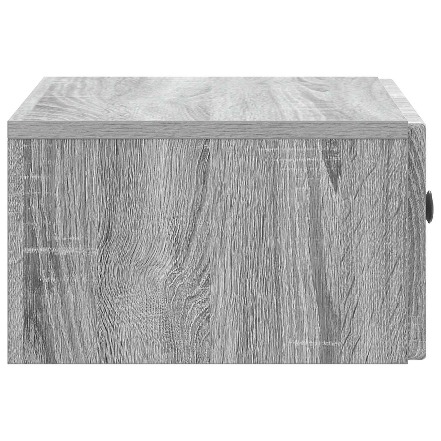 Vegghengt Nattbord Grå sonoma 49 x 34,5 x 20 cm Konstruert tre
