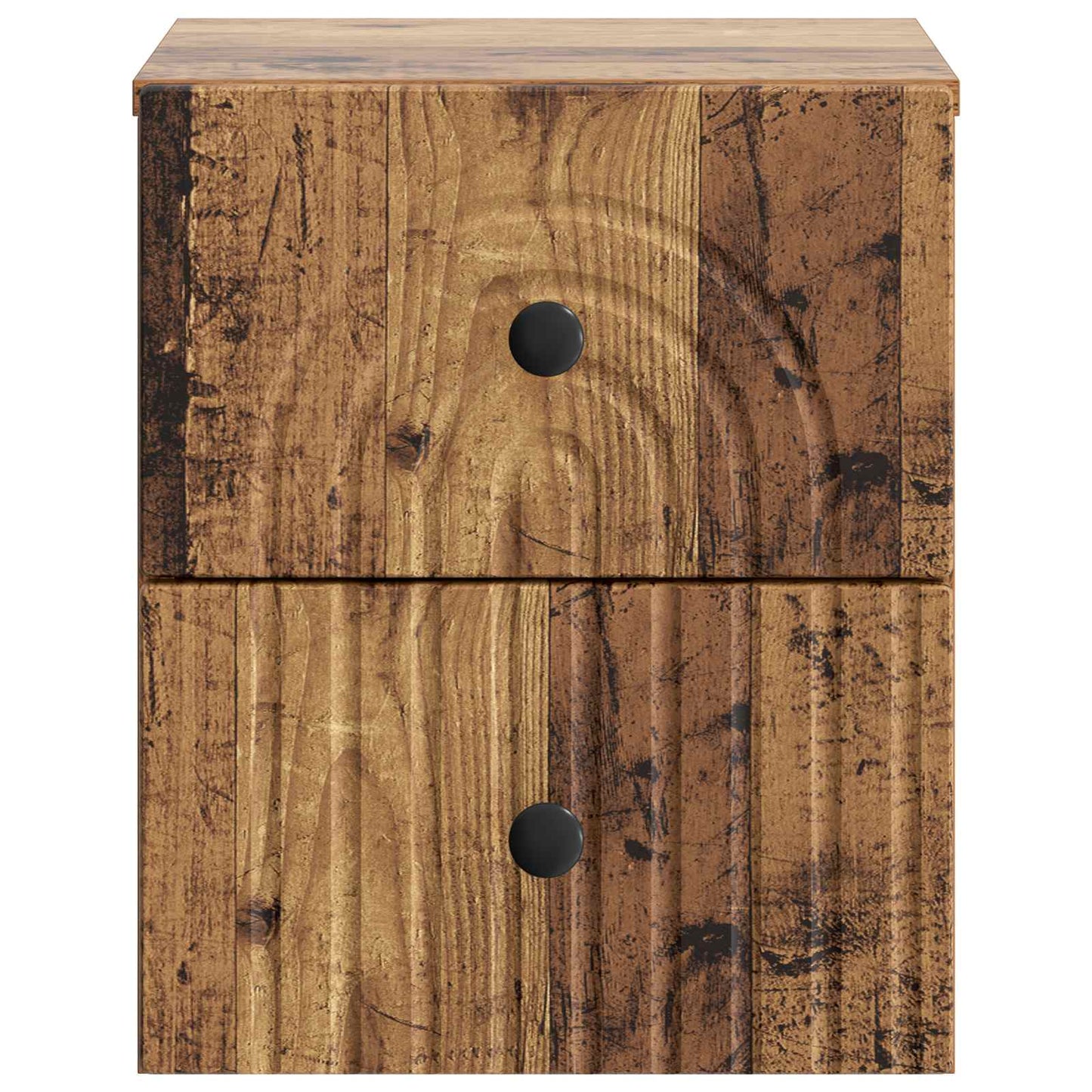 Vegghengt Nattbord Gammelt tre 33 x 34,5 x 40 cm Konstruert tre