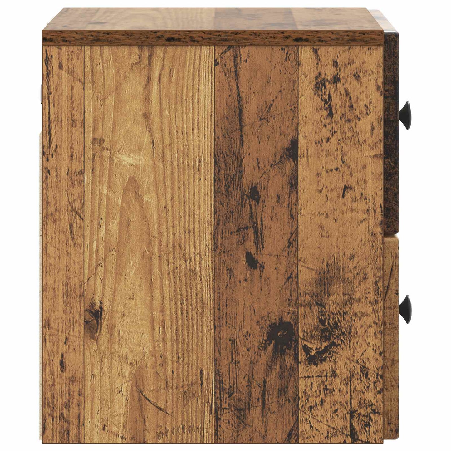 Vegghengt Nattbord Gammelt tre 33 x 34,5 x 40 cm Konstruert tre