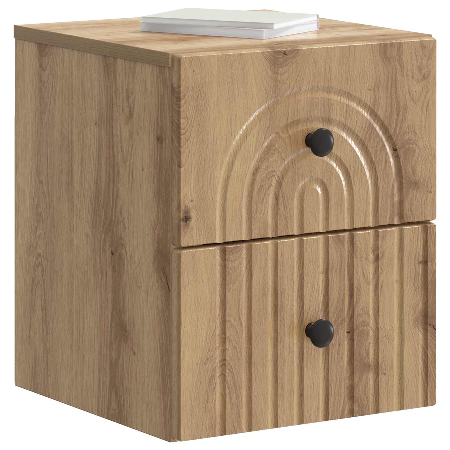Vegghengt Nattbord Artisan eik 33 x 34,5 x 40 cm Konstruert tre