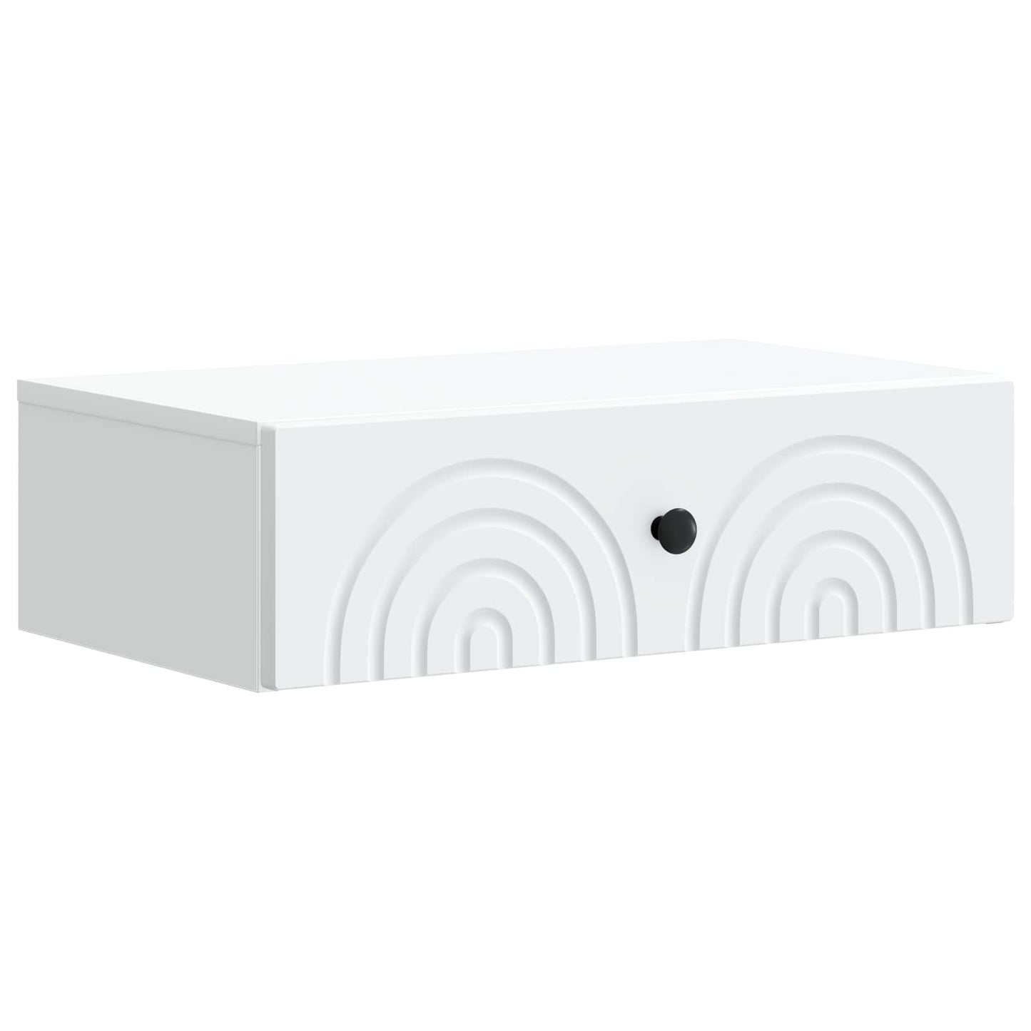 Vegghengt Sidebord Hvit 59 x 34,5 x 17 cm Konstruert tre