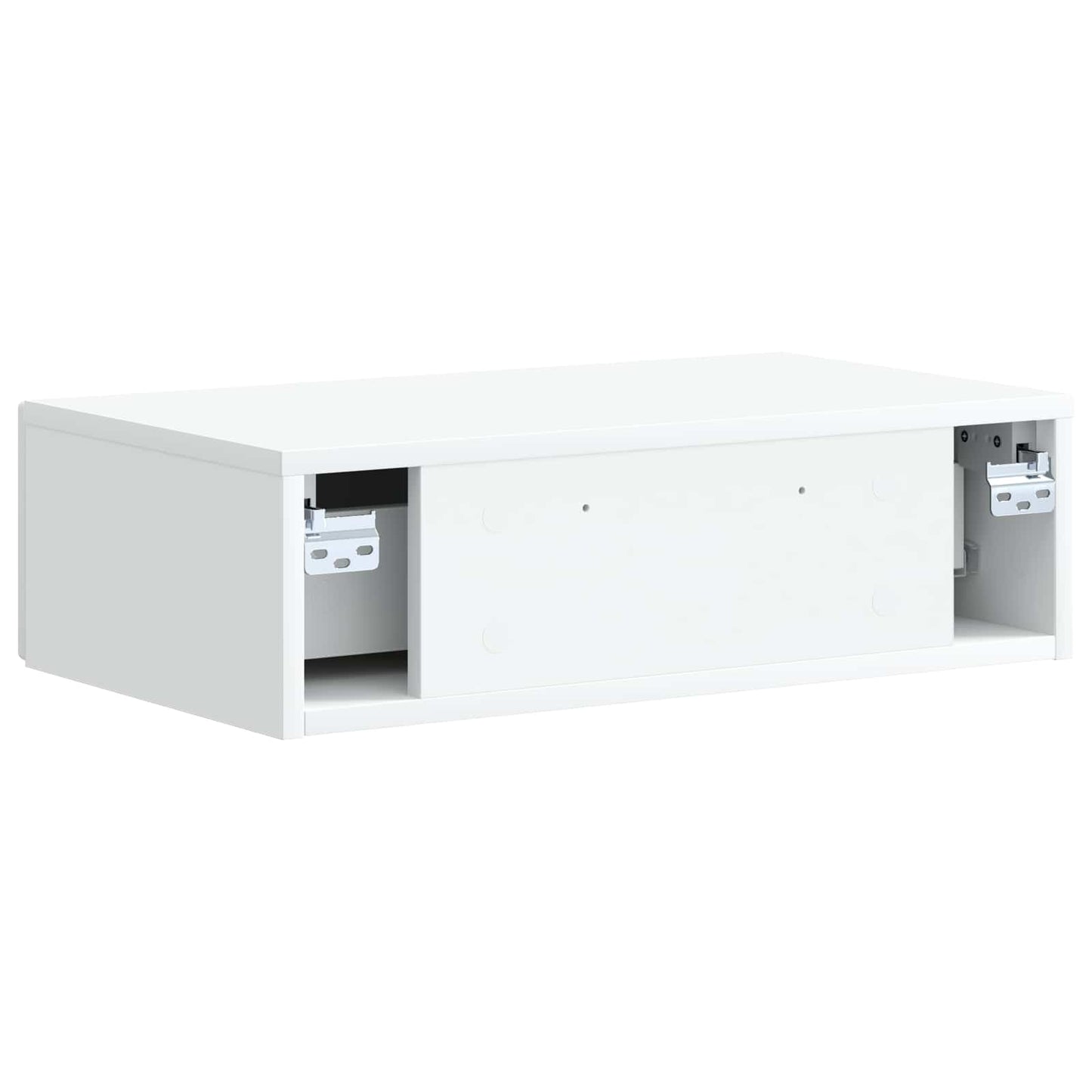 Vegghengt Sidebord Hvit 59 x 34,5 x 17 cm Konstruert tre