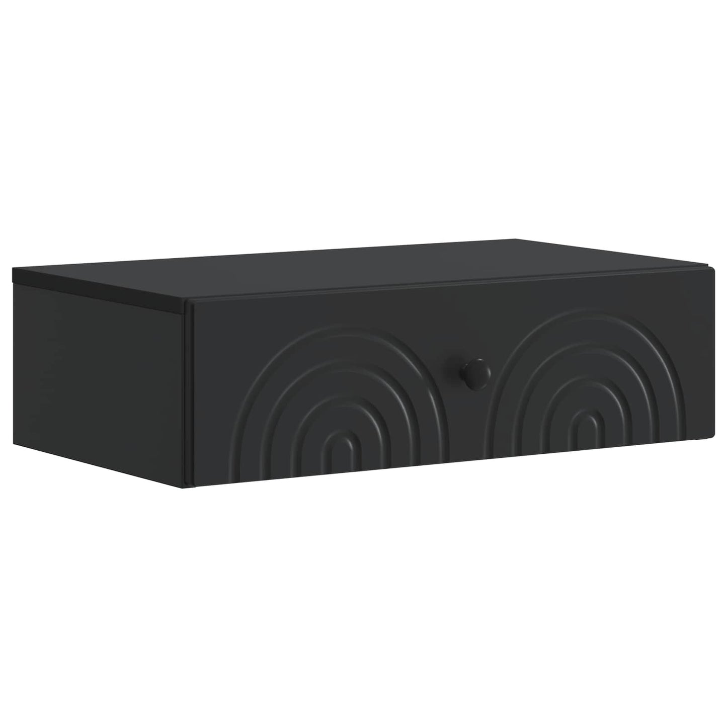 Vegghengt Sidebord Svart 59 x 34,5 x 17 cm Konstruert tre