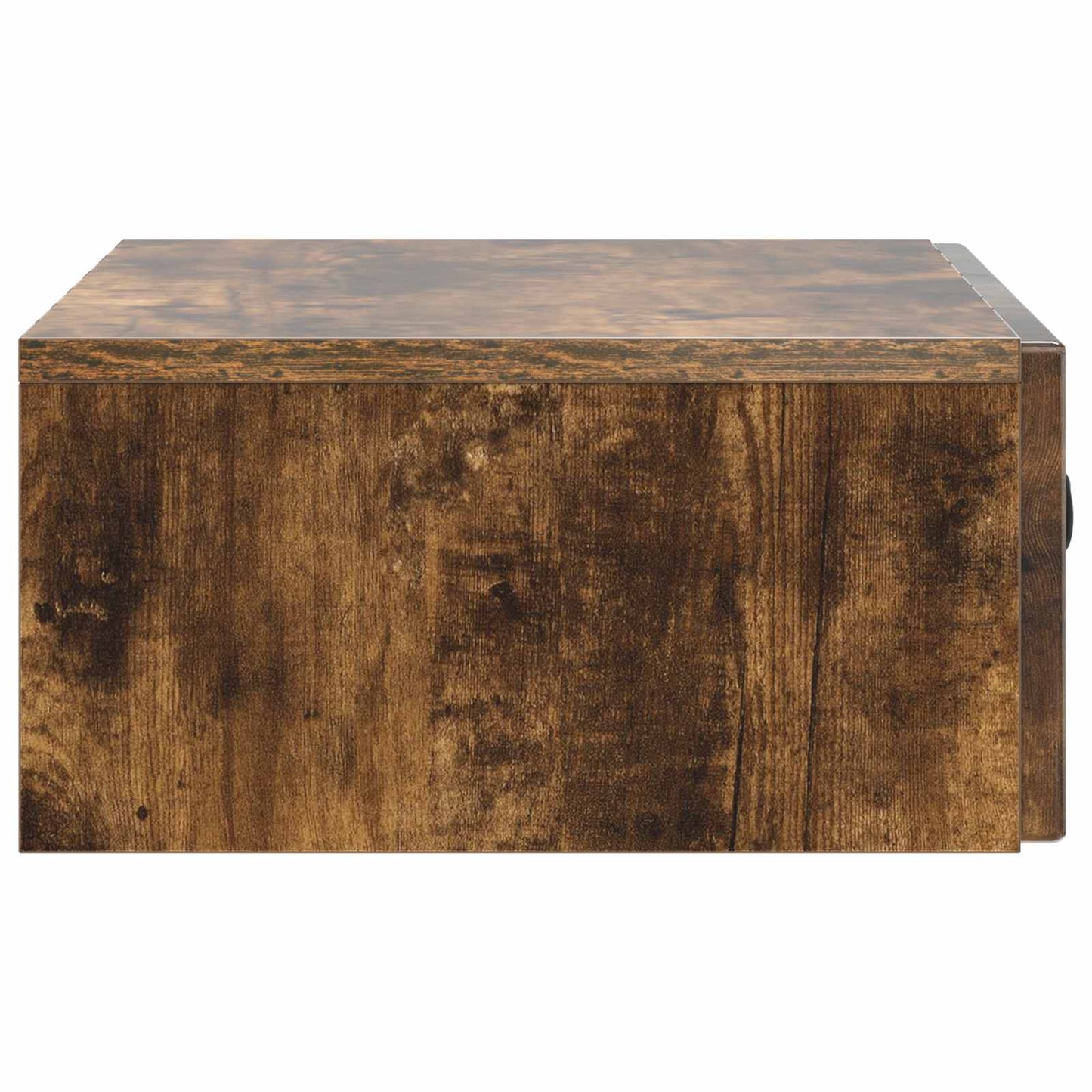 Vegghengt Sidebord Røkt Eik 59 x 34,5 x 17 cm Konstruert tre