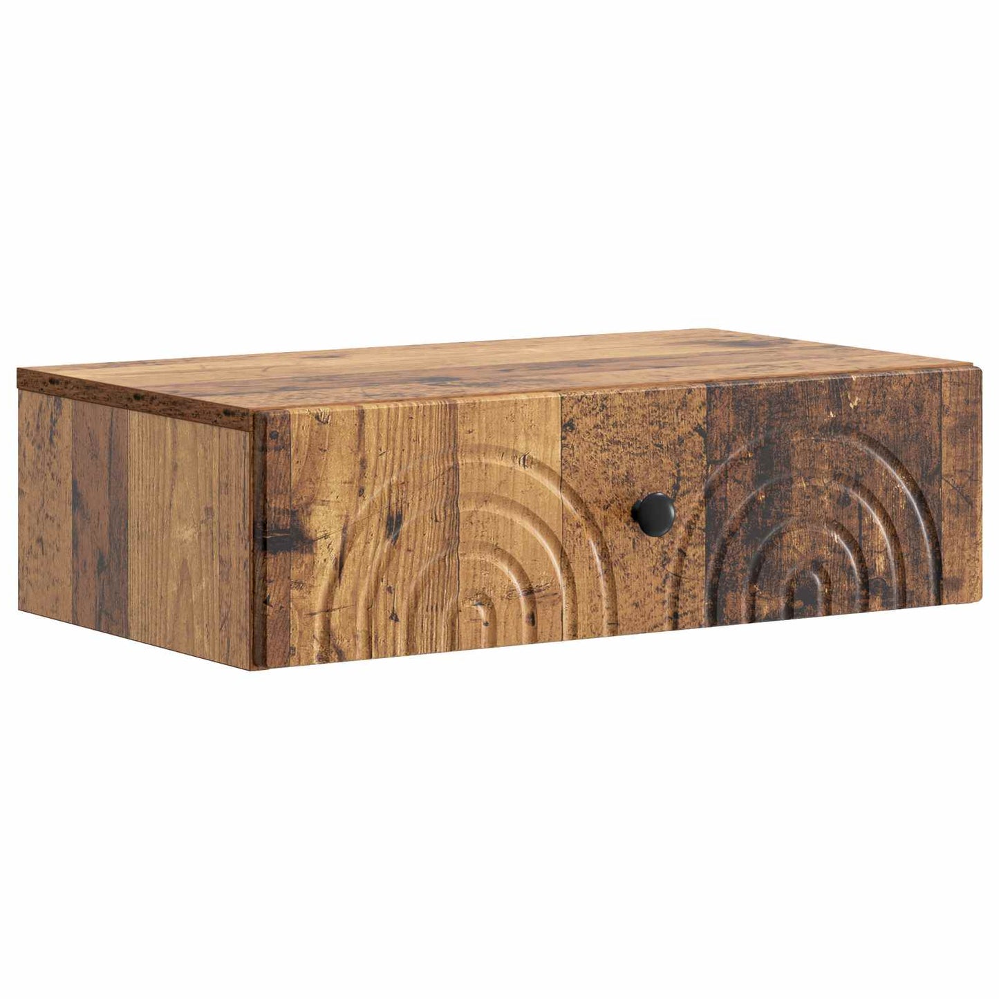 Vegghengt Sidebord Gammelt tre 59 x 34,5 x 17 cm Konstruert tre
