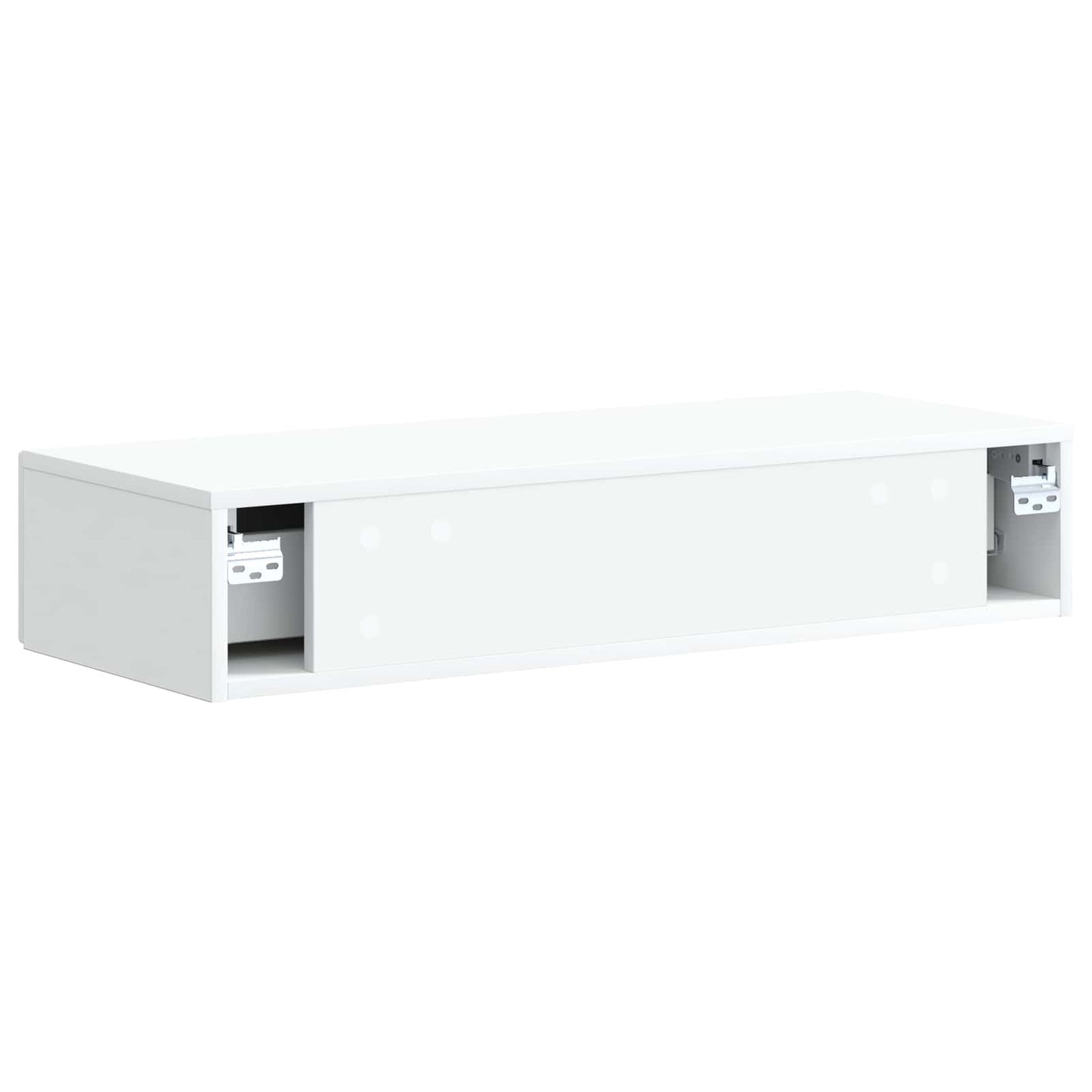 Vegghengt Sidebord Hvit 87,5 x 34,5 x 17 cm Konstruert tre