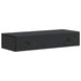 Vegghengt Sidebord Svart 87,5 x 34,5 x 17 cm Konstruert tre