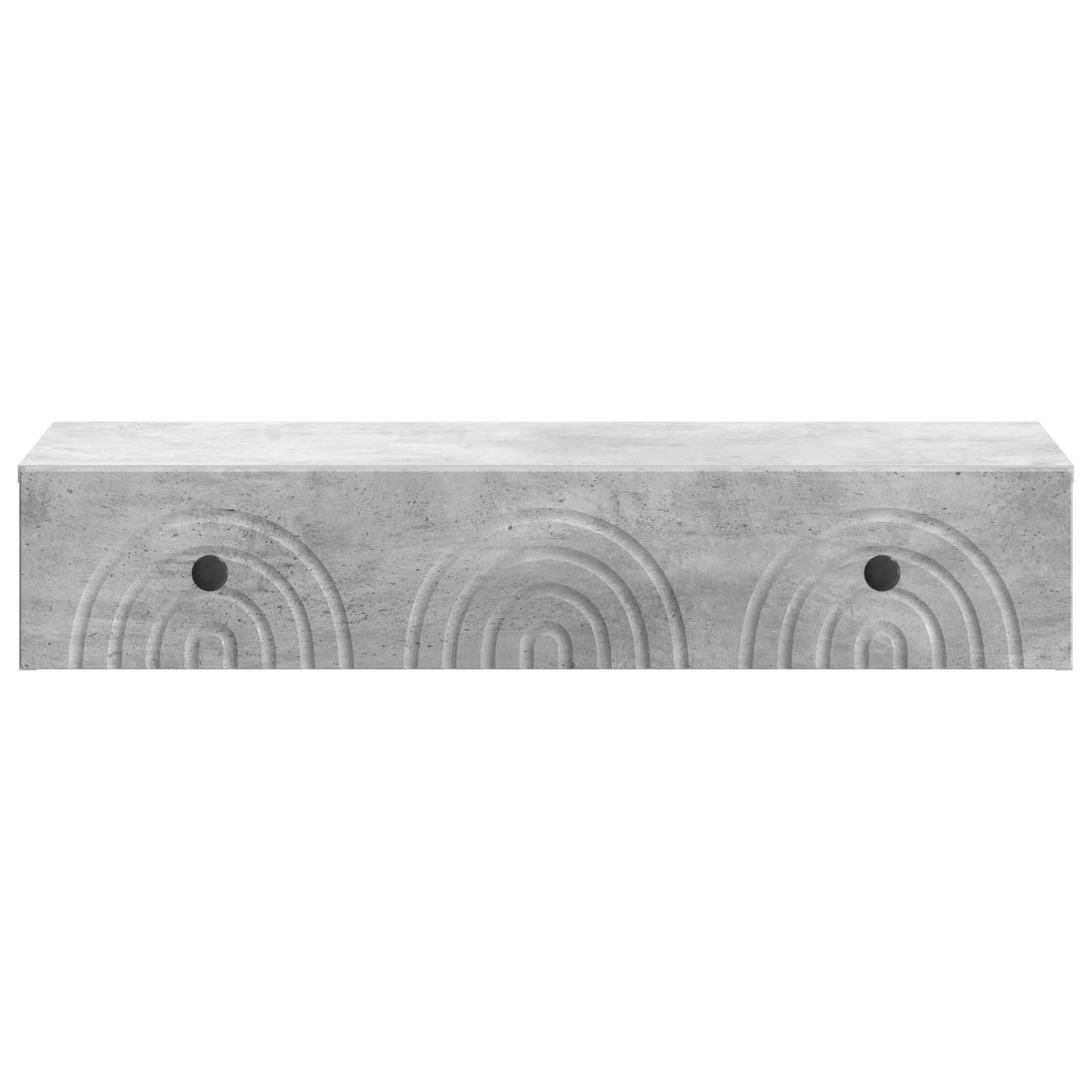 Vegghengt Sidebord Betonggrå 87,5 x 34,5 x 17 cm Konstruert tre