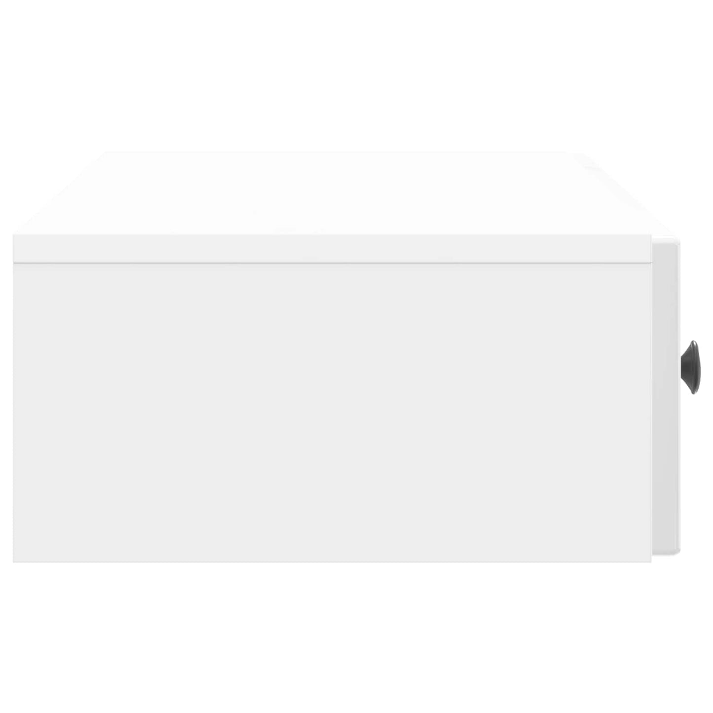 Vegghengt Sidebord Høgglans hvit 87,5 x 34,5 x 17 cm